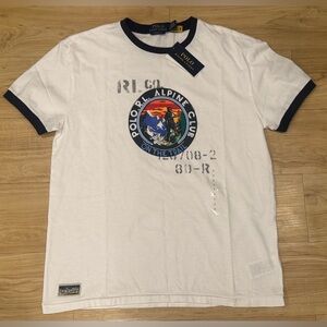 Polo Ralph Lauren Men’s RL Alpine Club Expedition Trail T-Shirt White NWT S